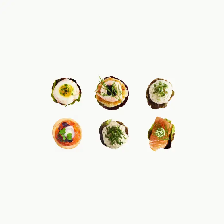 Seaside Temptation (6 stk. pescetarisk) – Menu
