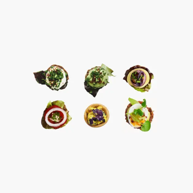 Green Harmony (6 stk. vegetarisk) - Menu