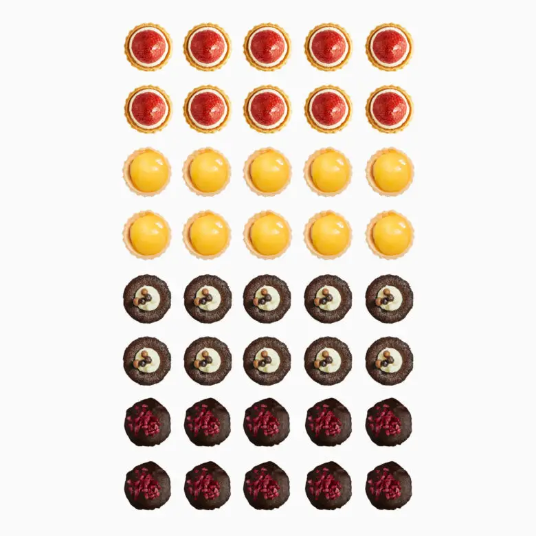 Sweet Temptations (40 desserter) – Menu